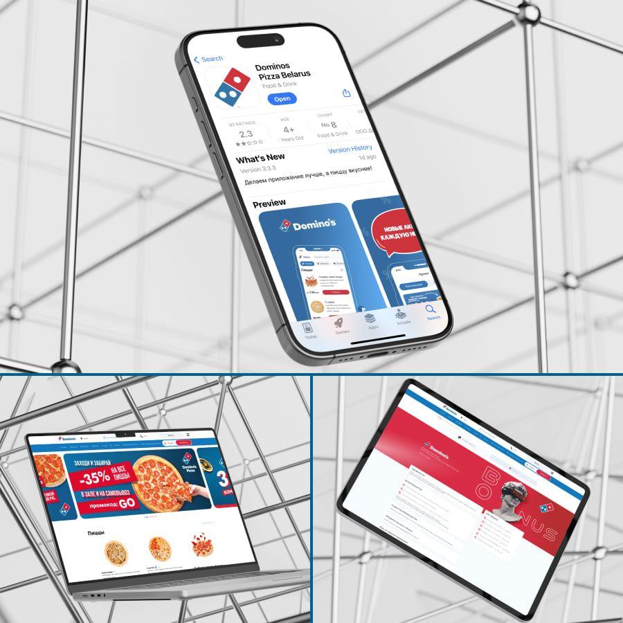 Domino's Pizza Belarus аналитика - VUCA Digital