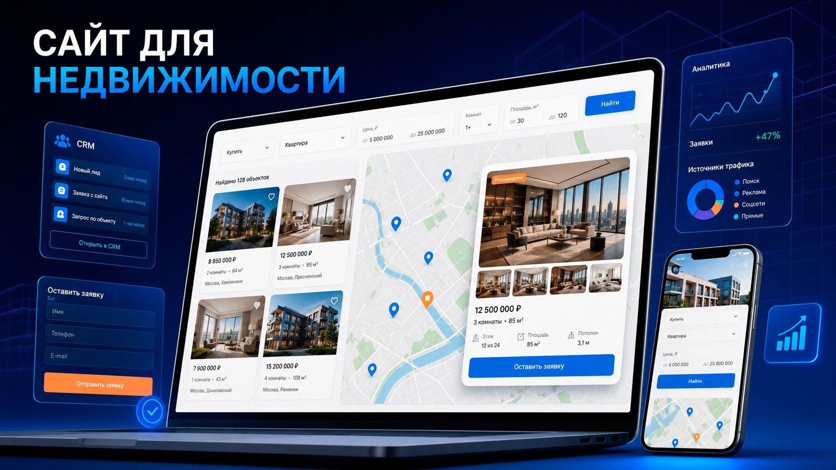 Разработка сайта для агентства недвижимости: структура и необходимый функционал